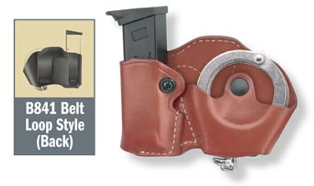 Gould & Goodrich 841-4LH Cuff And Mag Case With Belt Loops