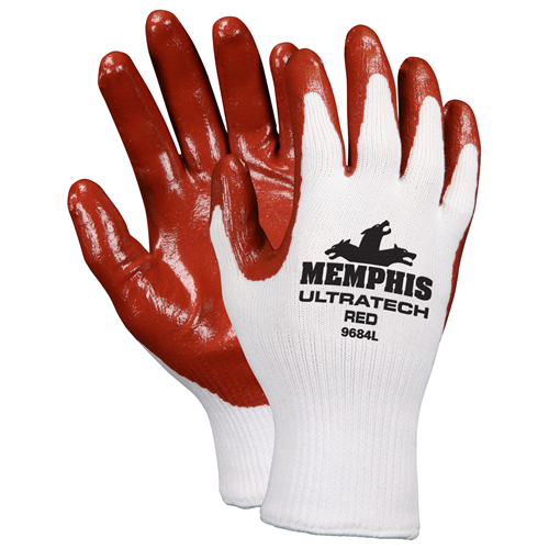 MCR Safety 9684S Ultratech Red NBR Palm 13 Gauge