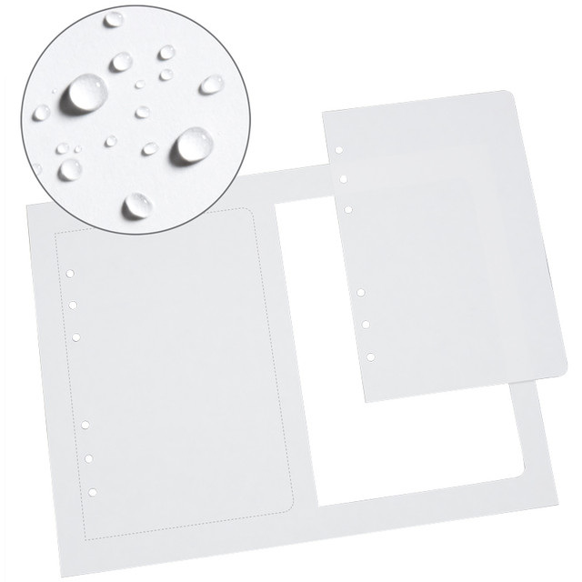 Rite in the Rain LL8511 Loose Leaf Printer Paper - 4.625 x 7 - 300 White Sheets