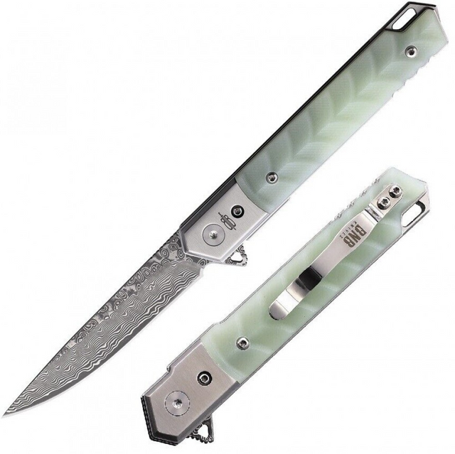 BNB Knives BNB42011J Damascus Hornet