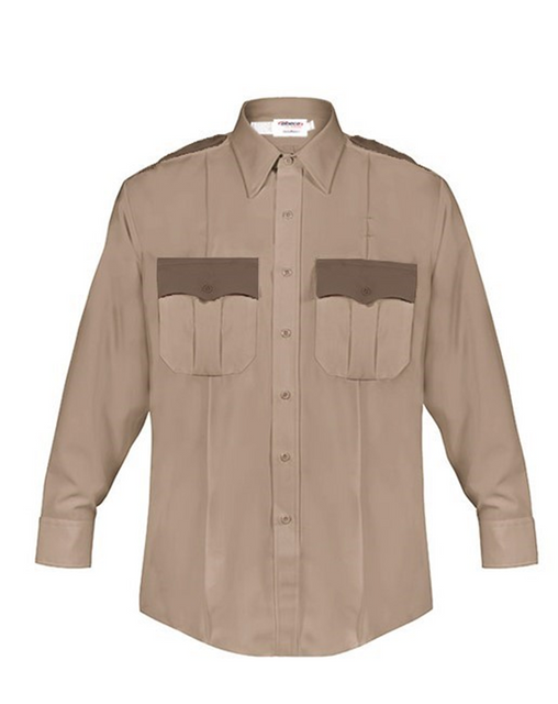 Elbeco 4900D-35-15.5 DutyMaxx MLS Tan w/Brown Trim