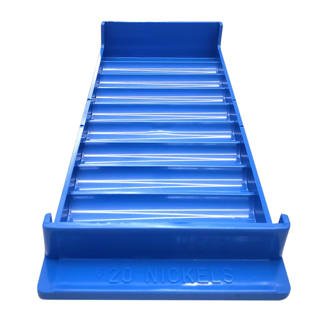 CONTROL, INC. 560561-ST Control Group Coin Tray, Nickels, Blue, Pack Of 4 Trays CONTROL, INC. 560561-ST Control Group Coin Tray, Nickels, Blue, Pack Of 4 Trays