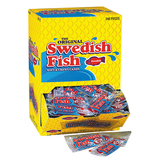 KRAFT HEINZ FOODS COMPANY 43146 Swedish Fish, 46.5 Oz., Box Of 240