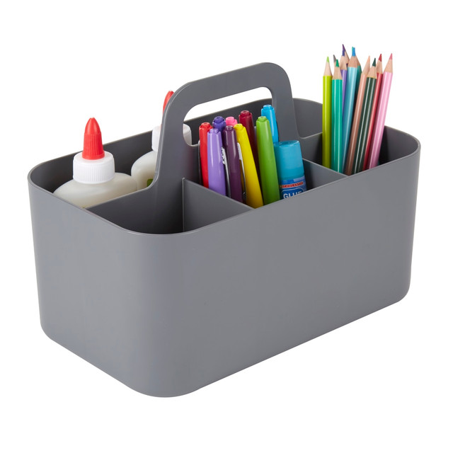 OFFICE DEPOT 271085 Realspace Stackable Storage Caddy, Small Size, Gray OFFICE DEPOT 271085 Realspace Stackable Storage Caddy, Small Size, Gray