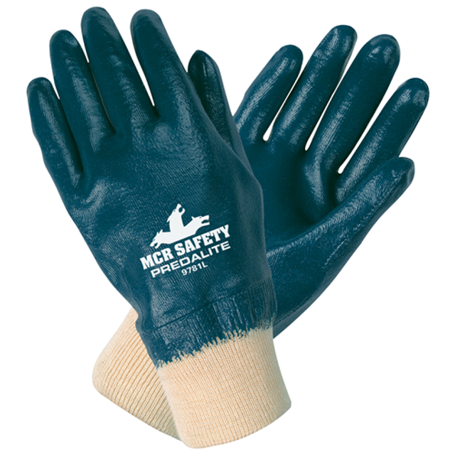MCR Safety 9781L Predalite, Fully Coated, Knit Wrist
