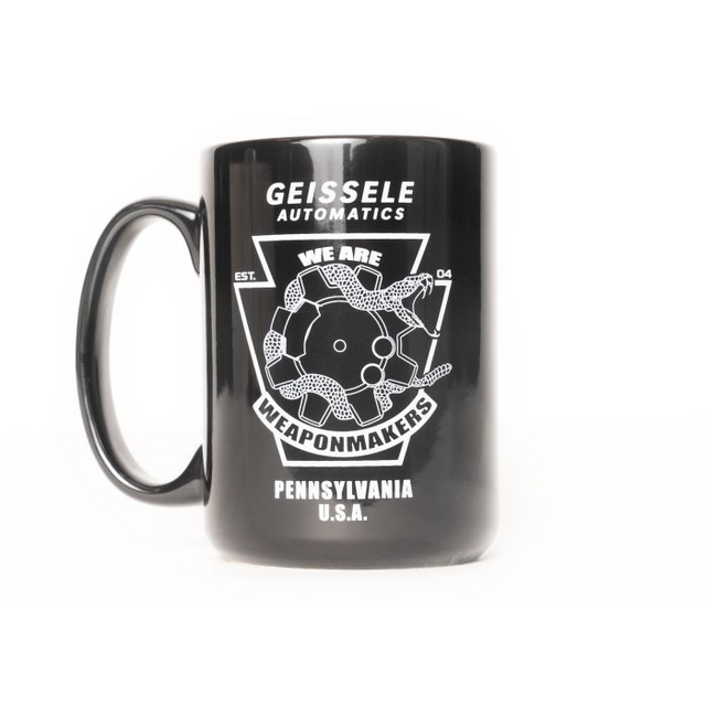 Geissele Automatics 08-369 Angry Snake Bolt Mug (15oz) Geissele Automatics 08-369 Angry Snake Bolt Mug (15oz)