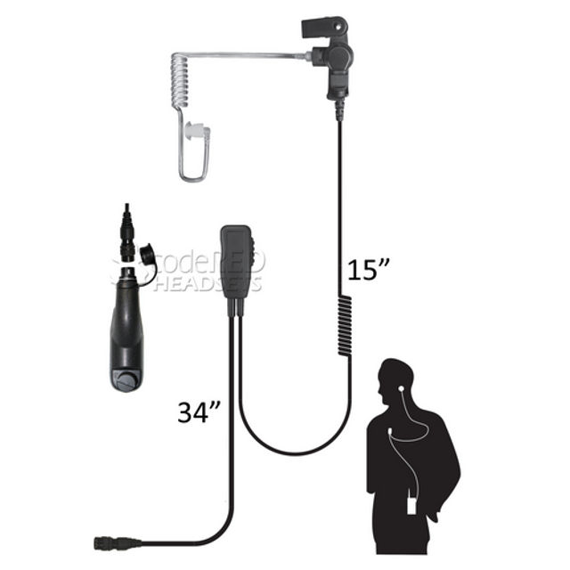 Code Red Headsets Sherlock-QD-M7 Sherlock QD Lapel Microphone