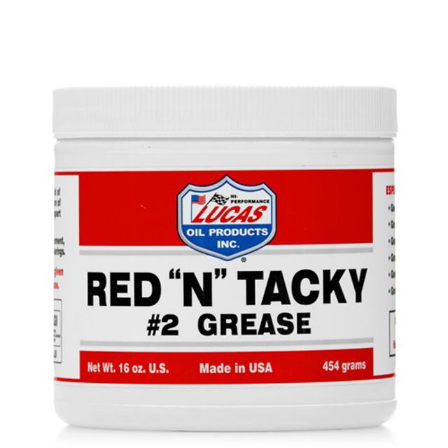 Lucas Oil 10574 Red ''N'' Tacky Grease Lucas Oil 10574 Red ''N'' Tacky Grease