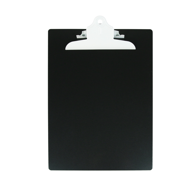 Saunders 24517 Letter Size Aluminum Clipboard w/ Clip - Black