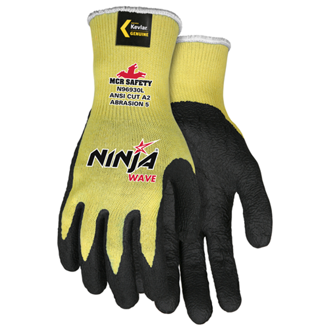 MCR Safety N96930M Ninja Wave, 10 Ga, Wave/Kevlar MCR Safety N96930M Ninja Wave, 10 Ga, Wave/Kevlar