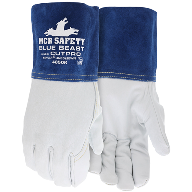 MCR Safety 4850KS Grain Goat Kevlar Lined MigTig Gloves
