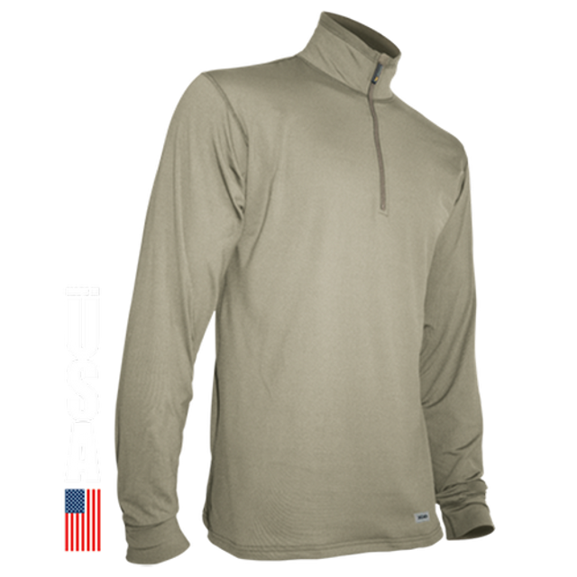 XGO 4P11DQ-2XL-499 Heavyweight Performance Zip Mock