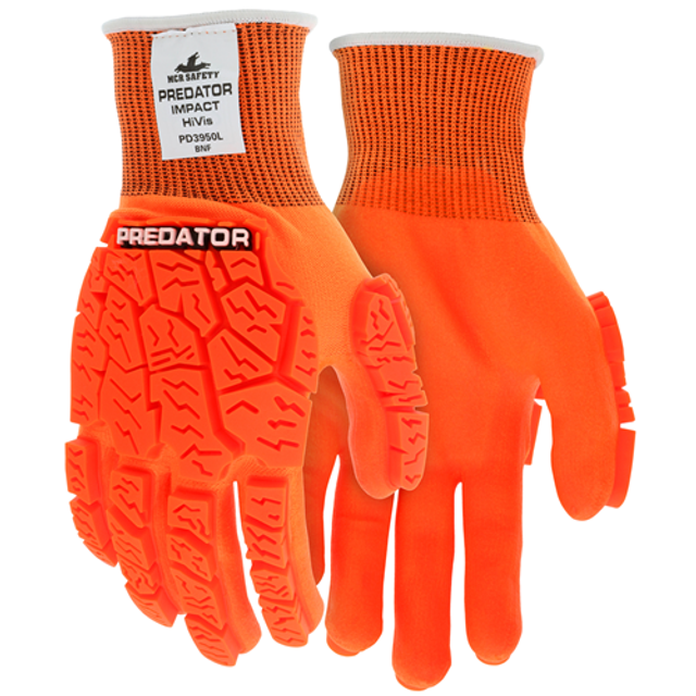 MCR Safety PD3950L Predator Impact 2 Nylon - 15g. Hivis BNF