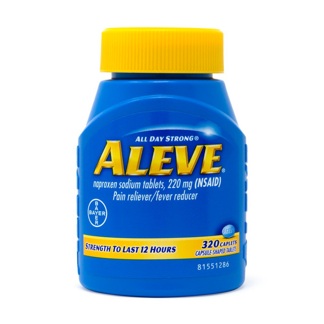 ALEVE INC 29317 Aleve All Day Strong Naproxen Sodium, 220mg, Bottle Of 320 Tablets