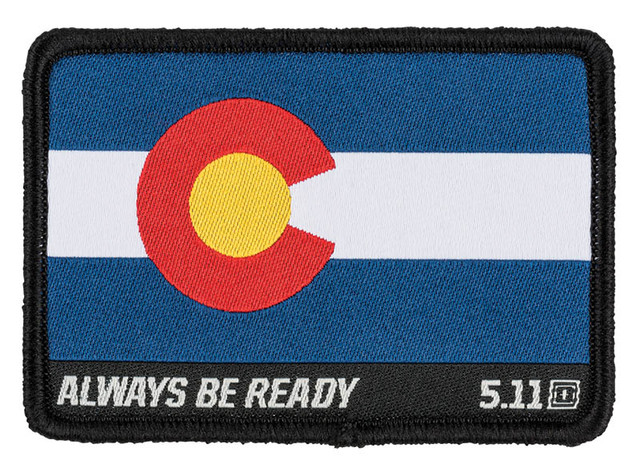 5.11 Tactical 81198-999-1 SZ Colorado Flag Patch 5.11 Tactical 81198-999-1 SZ Colorado Flag Patch