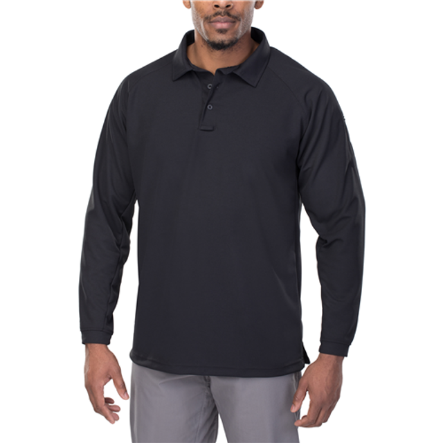 Vertx VTX4020PBKSMALL Vertx Coldblack Men's Long Sleeve Polo Vertx VTX4020PBKSMALL Vertx Coldblack Men's Long Sleeve Polo
