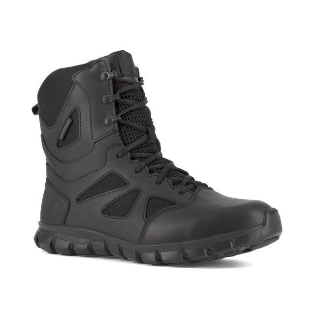Reebok RB8806-W-08.5 Sublite Cushion Tactical 8'' Waterproof Boot w/ Soft Toe - Black