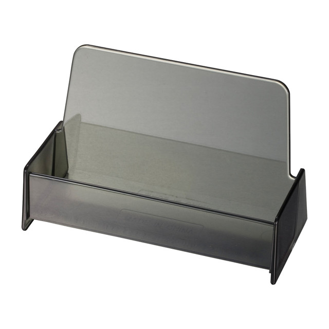 OFFICEMATE INTERNATIONAL CORP. 97833 OIC Broad Base Business Card Holder, Smoke OFFICEMATE INTERNATIONAL CORP. 97833 OIC Broad Base Business Card Holder, Smoke