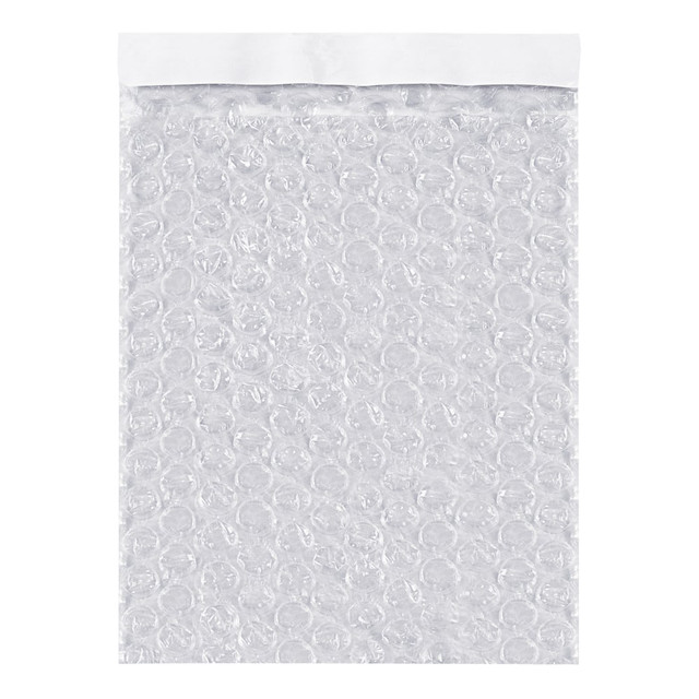 B O X MANAGEMENT, INC. BOB811 Partners Brand Self-Seal Bubble Pouches, 11-1/2inH x 8inW, Clear, Case Of 350 Pouches