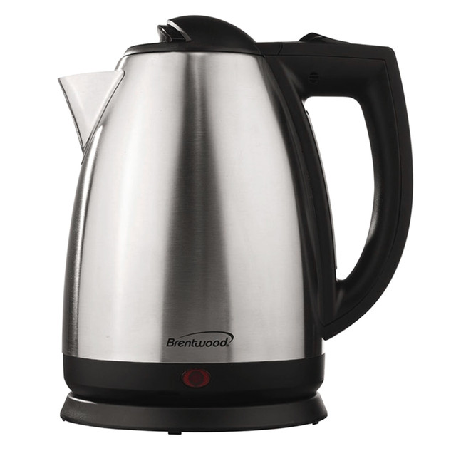 BRENTWOOD APPLIANCES, INC. 99583250M Brentwood 2.0L Electric Cordless Tea Kettle, Silver BRENTWOOD APPLIANCES, INC. 99583250M Brentwood 2.0L Electric Cordless Tea Kettle, Silver