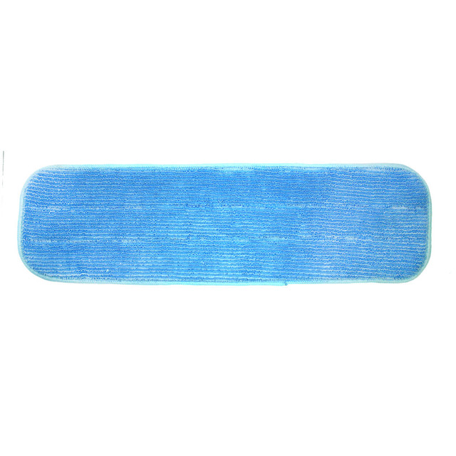 THE TRANZONIC COMPANIES 2504-MFFP-18B Hospeco MicroWorks Wet Flat Microfiber Mops, Blue, Pack Of 12 Mops THE TRANZONIC COMPANIES 2504-MFFP-18B Hospeco MicroWorks Wet Flat Microfiber Mops, Blue, Pack Of 12 Mops
