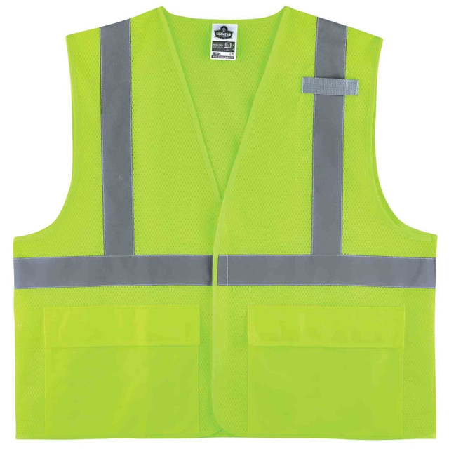 ERGODYNE CORPORATION 21147 Ergodyne GloWear Safety Vest, Mesh 8220HL, Type R Class 2, 2X/3X, Lime