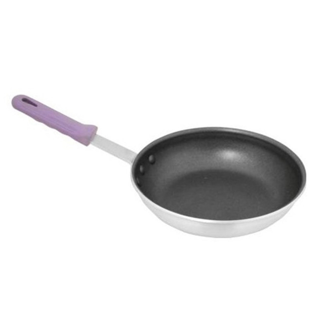 THE VOLLRATH COMPANY T400880 Vollrath Wear-Ever SteelCoat x3 Frying Pan, 8in, Silver/Purple