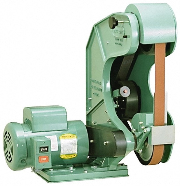 Burr King 70300 Belt Grinders; Belt Length: 60 ; Belt Orientation: Vertical ; Voltage: 230/460 V ; Overall Height: 26 ; Overall Length: 24