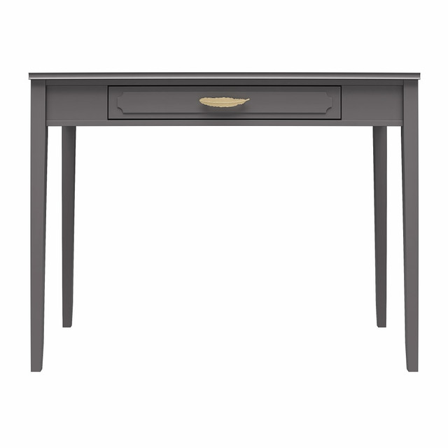 AMERIWOOD INDUSTRIES, INC. 2441408COM Ameriwood Home Stella 40inW Computer Desk, Gray/Gold