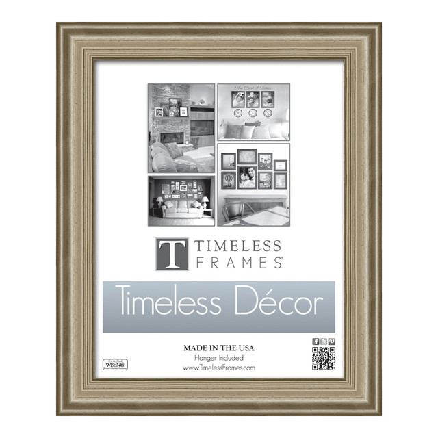 SUPER COIL, INC. Timeless Frames 78605  Patricia Frame, 11in x 14in, Silver