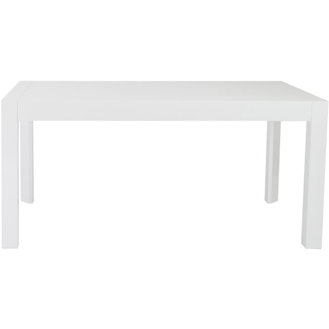 EURO STYLE, INC. 27268WHT Eurostyle Adara Dining Table, 29-1/2inH x 63inW x 35-2/5inD, White