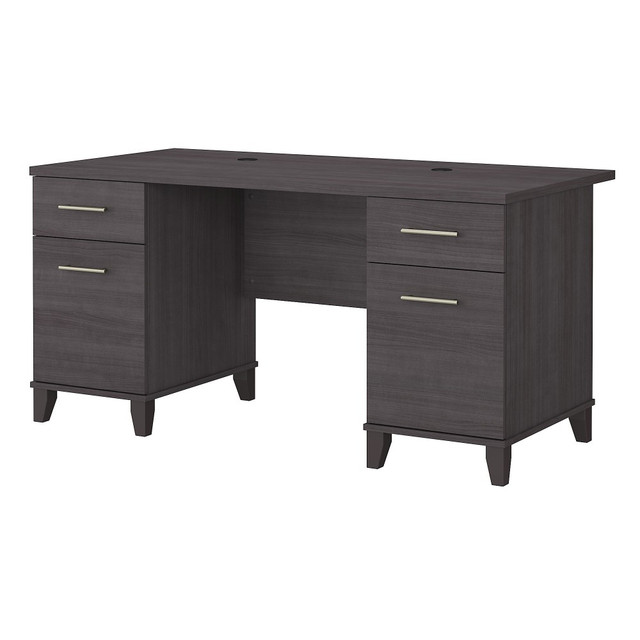 BUSH INDUSTRIES INC. WC81528K Bush Business Furniture Somerset 60inW Office Computer Desk, Storm Gray, Standard Delivery BUSH INDUSTRIES INC. WC81528K Bush Business Furniture Somerset 60inW Office Computer Desk, Storm Gray, Standard Delivery