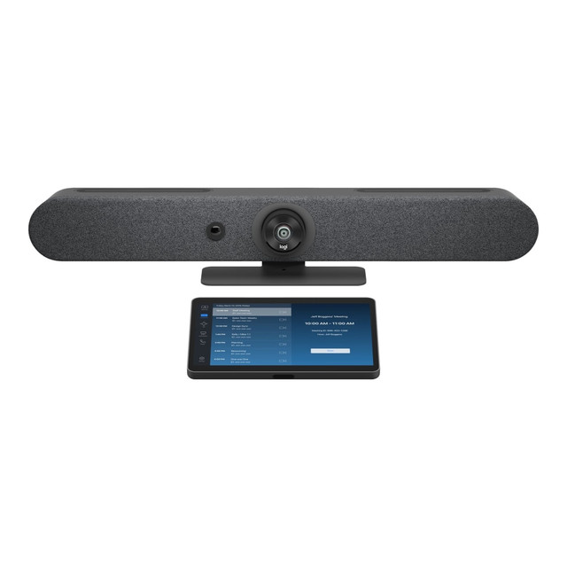 LOGITECH TAPRMGUNIAPP  For Zoom Rooms Appliances Small Room - Video conferencing kit (video bar, touch controller) - Zoom Certified, Certified for Microsoft Teams, GoToRoom Certified, RingCentral Certified, Pexip Certified