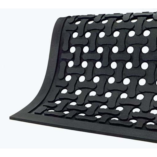 M+A MATTING 420010039 Comfort Flow Mat, 3ft x 9ft, Black