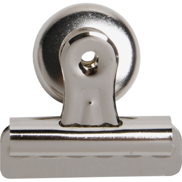 SP RICHARDS Sparco 58505  Bulldog Magnetic Clip, Size 2, 2 1/4in Wide, 1/2in Capacity, Silver