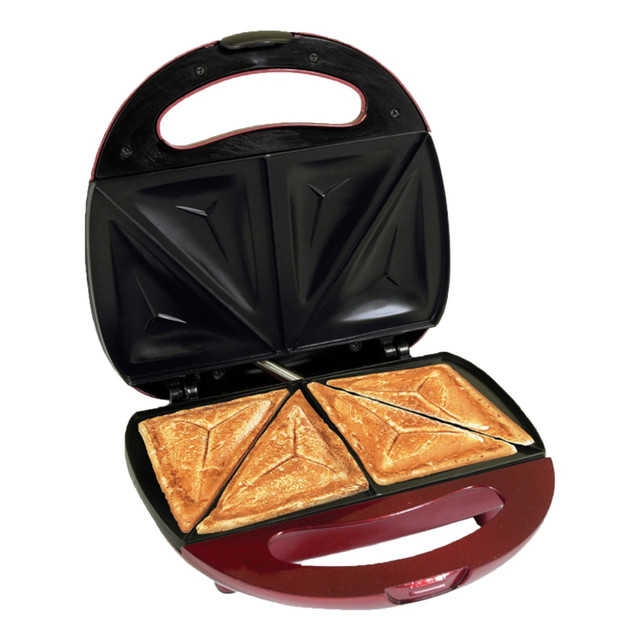CRYSTAL PROMOTIONS 99575868M Better Chef Sandwich Grill, Red CRYSTAL PROMOTIONS 99575868M Better Chef Sandwich Grill, Red