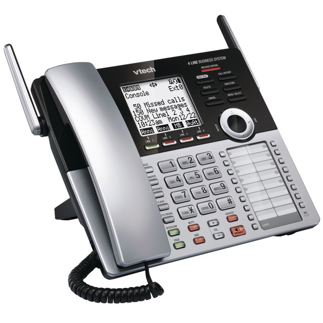 VTECH HOLDINGS LTD CM18445 VTech DECT 6.0 Expandable Corded Small Business Phone System Main Console, CM18445