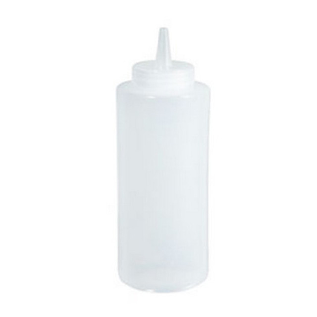 WINCO PSB-08C  Squeeze Bottle, 8 Oz, Clear