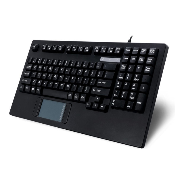 ADESSO INC Adesso AKB-425UB  EasyTouch 425 Rackmount Touchpad Keyboard, Black