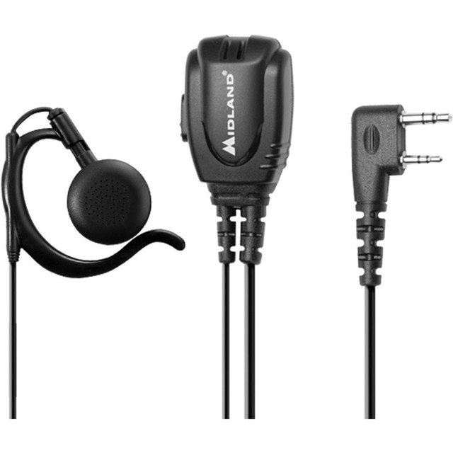 MIDLAND RADIO CORPORATION BA2 Midland BizTalk BA2 Over The Ear Headset - Mono - Wired - Earbud, Over-the-ear - Monaural - Outer-ear - Black MIDLAND RADIO CORPORATION BA2 Midland BizTalk BA2 Over The Ear Headset - Mono - Wired - Earbud, Over-the-ear - Monaural - Outer-ear - Black