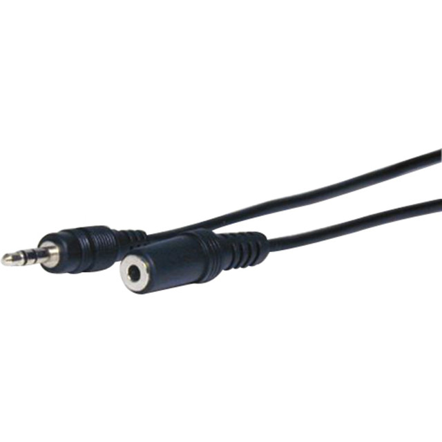 VCOM INTERNATIONAL MULTI MEDIA MPS-MJS-25ST Comprehensive Standard Series 3.5mm Stereo Mini Plug To Jack Audio Cable, 25ft