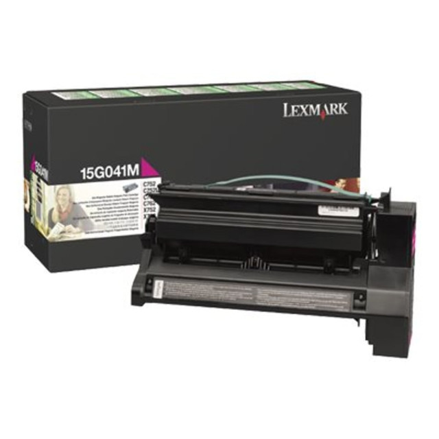 LEXMARK INTERNATIONAL, INC. 15G041M Lexmark 15G041M Magenta Return Program Toner Cartridge