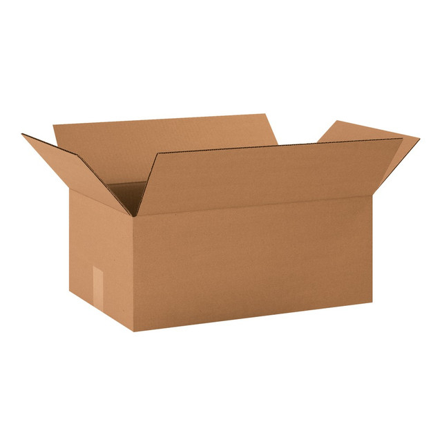 B O X MANAGEMENT, INC. 20128 Partners Brand Corrugated Boxes, 20in x 12in x 8in, Kraft, Pack Of 20