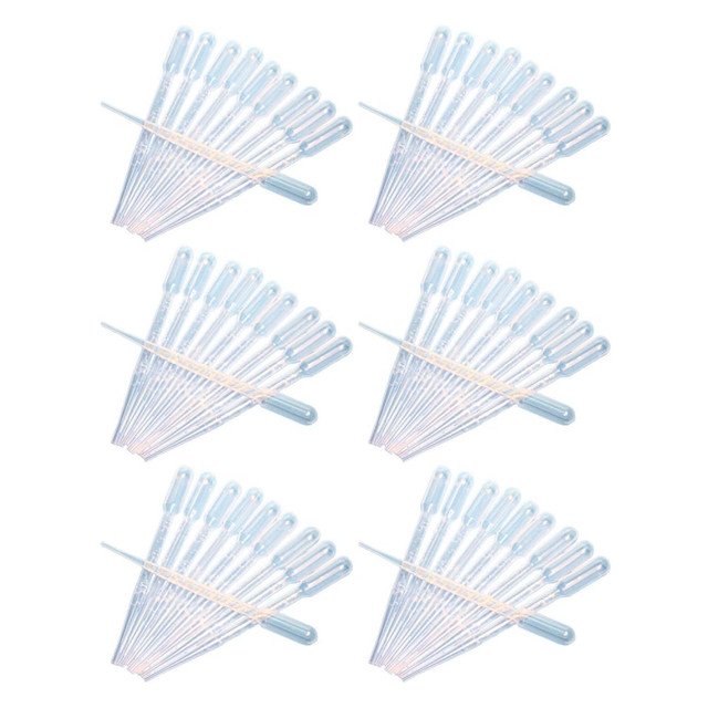 EDUCATORS RESOURCE FI-P105A-6 Fun Science Pipettes, 7 mL, Clear, 25 Pipettes Per Pack, Set Of 6 Packs EDUCATORS RESOURCE FI-P105A-6 Fun Science Pipettes, 7 mL, Clear, 25 Pipettes Per Pack, Set Of 6 Packs
