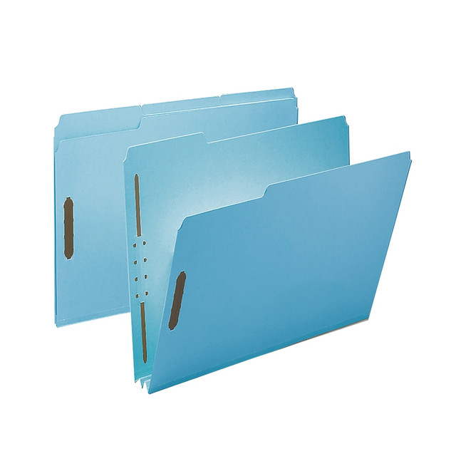 SMEAD MFG CO 15001 Smead Pressboard Fastener Folders, 2in Expansion, 8 1/2in x 11in, Letter, 100% Recycled, Blue, Box of 25 SMEAD MFG CO 15001 Smead Pressboard Fastener Folders, 2in Expansion, 8 1/2in x 11in, Letter, 100% Recycled, Blue, Box of 25