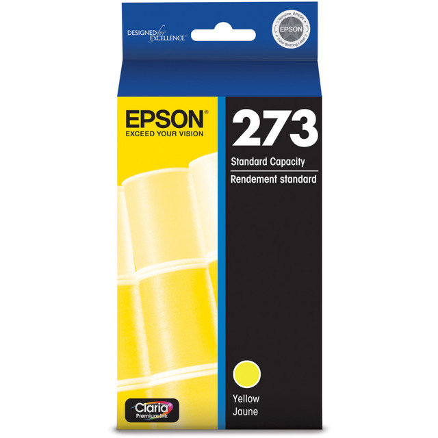 EPSON AMERICA INC. T273420-S Epson 273 Claria Premium Yellow Ink Cartridge, T273420-S EPSON AMERICA INC. T273420-S Epson 273 Claria Premium Yellow Ink Cartridge, T273420-S