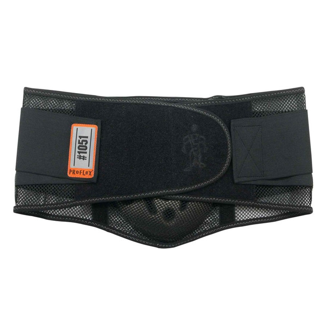 ERGODYNE CORPORATION 20184 Ergodyne ProFlex 1051 Mesh Back Support With Lumbar Pad, Medium, Black