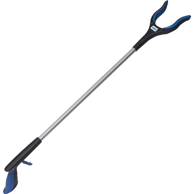 STECCONE PRODUCTS COMPANY Ettore ETO49036  Grip N Grab Multipurpose Pickup Tool - 32in Reach - Articulating Head, Rust Proof, Comfortable Handle - Rubber - Blue - 1 Each