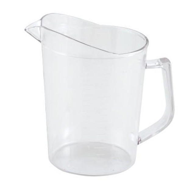 WINCO PMU-100  Measuring Cup, 1 Quart, Clear