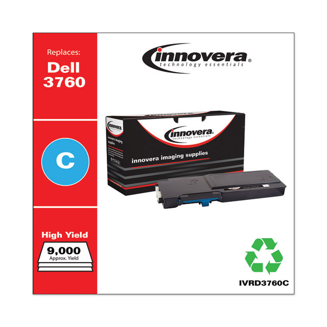 INNOVERA D3760C Remanufactured Cyan Toner, Replacement for 331-8432, 9,000 Page-Yield